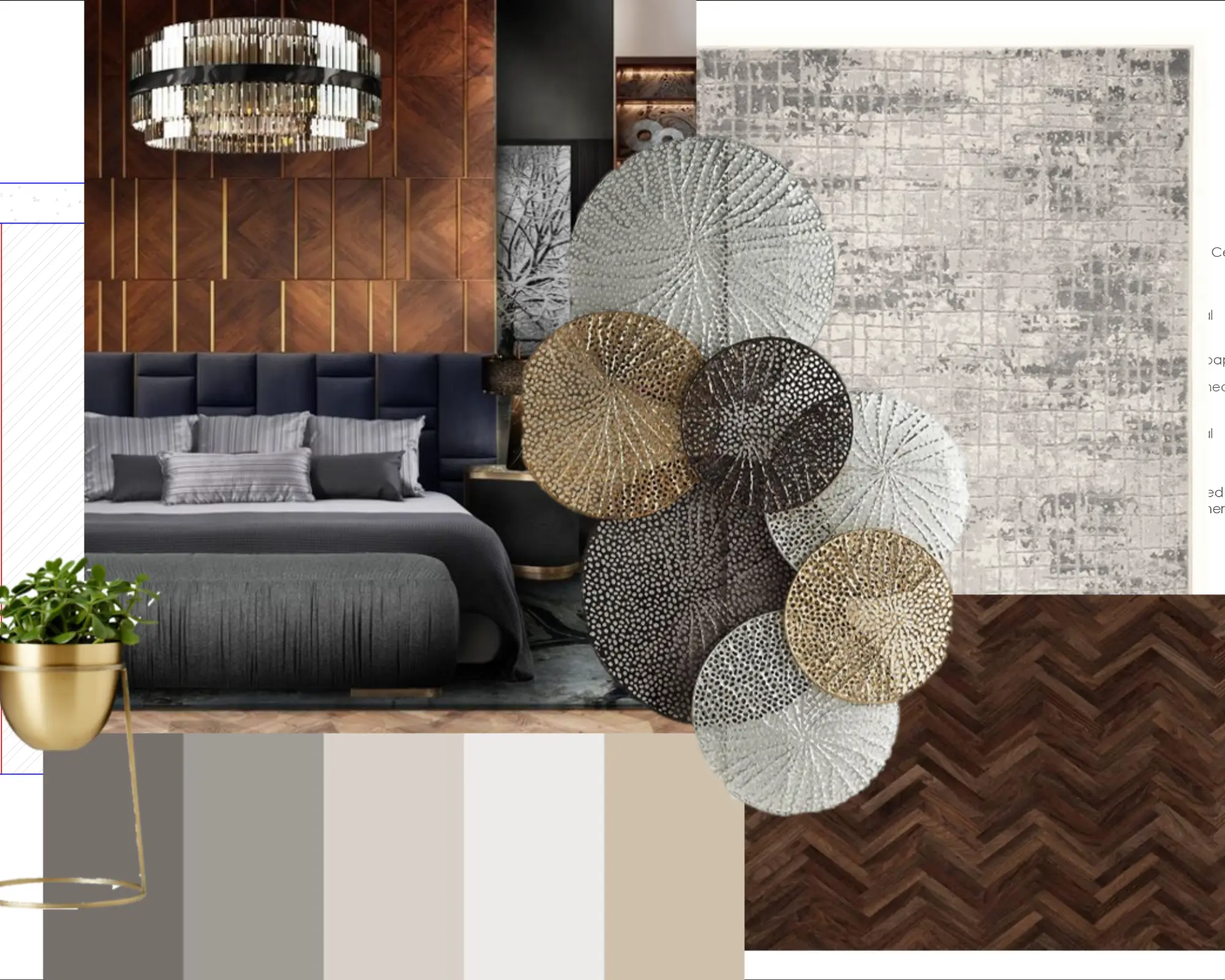 moodboard for bedroom